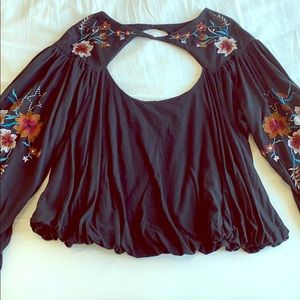 Free People Babydoll Crop